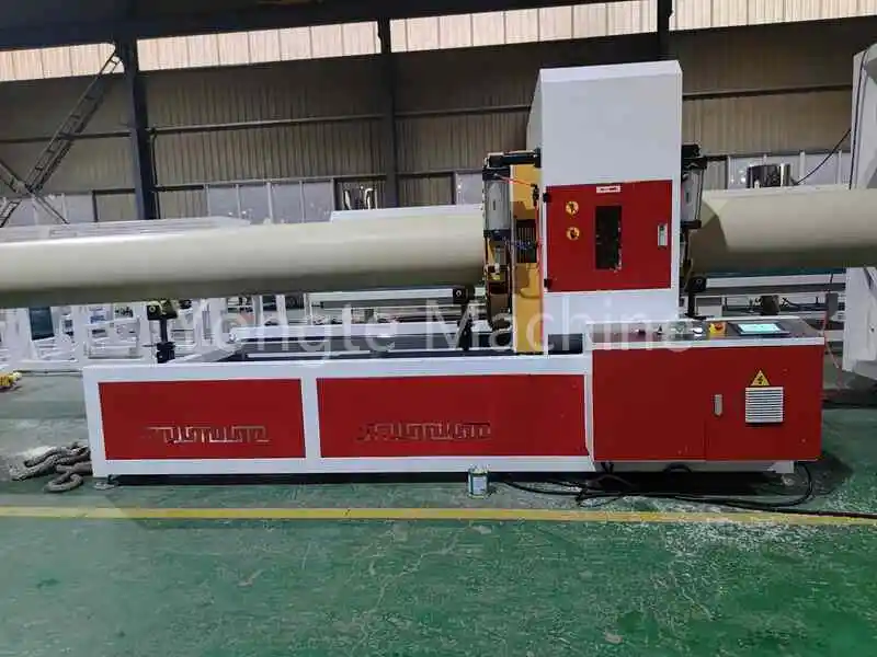 Il test di ispezione della linea di produzione di estrusione di tubi in PVC da 280-560 mm di Yongte è stato un completo successo