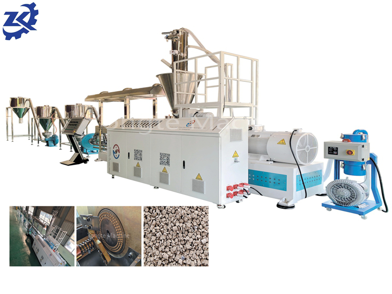 Yongte WPC Granulation Machine installata con successo nella fabbrica del cliente indiano.