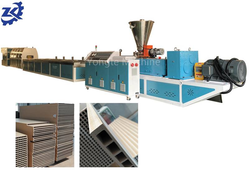 La linea di produzione della produzione di pannelli in plastica in plastica in legno di Yongte Plastic Machinery coltiva profondamente potenziali mercati in Europa e in America