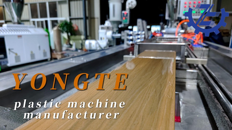 Processo di produzione di materiali in plastica in legno