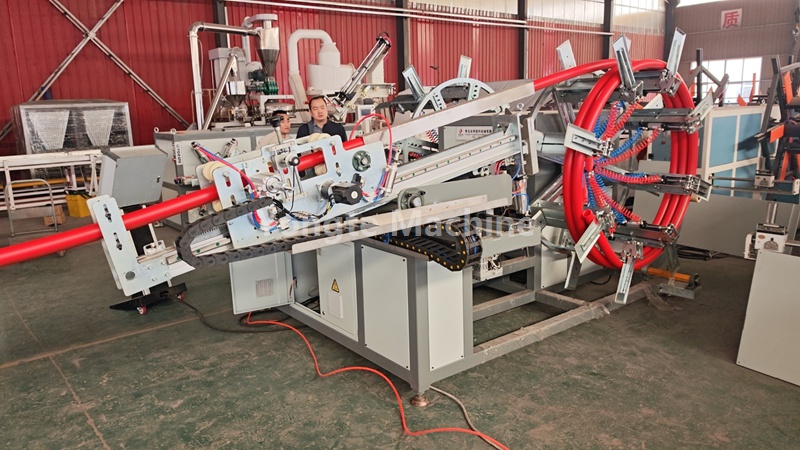 L'avvolgitore automatico per tubi in HDPE a doppia stazione Yongte da 63 mm ha superato tutti i test prestazionali