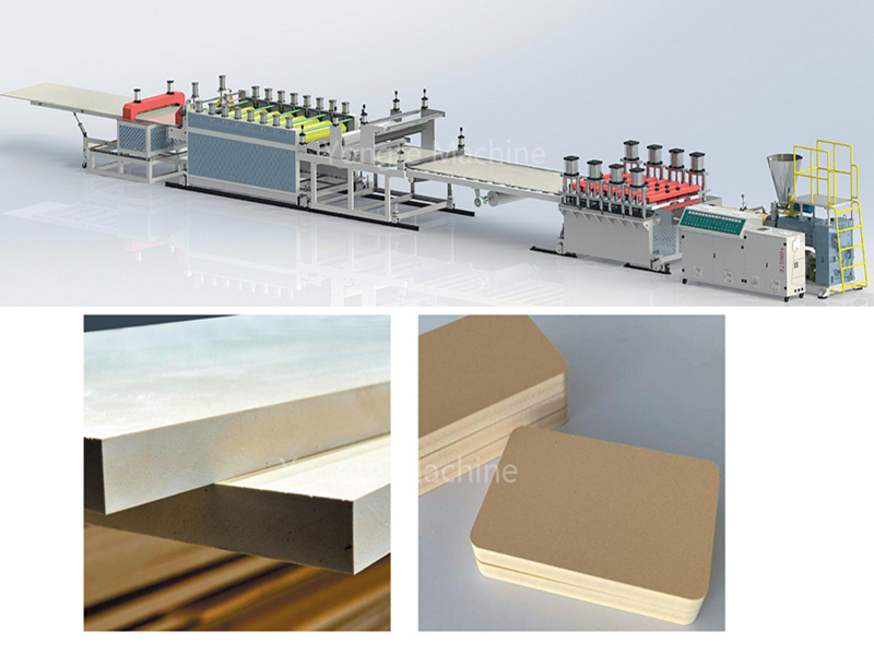 Linea di produzione di mobili in plastica in legno