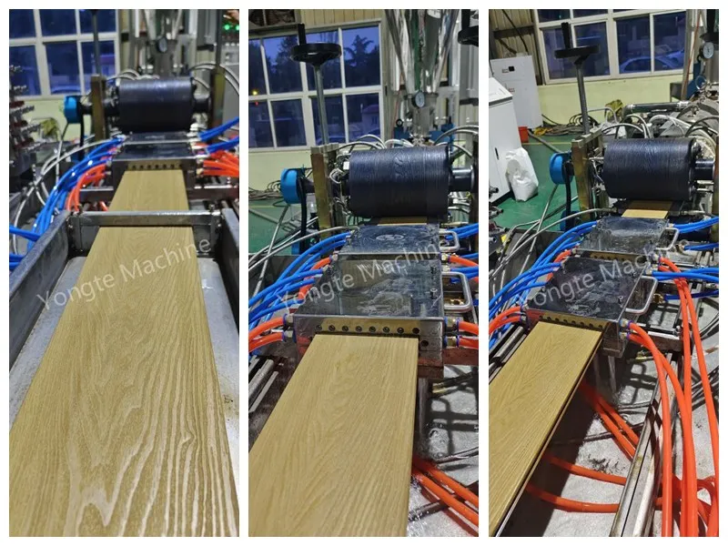 Linea di produzione di decking in rilievo a un passaggio WPC