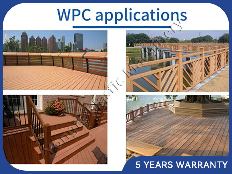 Macchina per profili WPC in PP PE PVC e legno composito