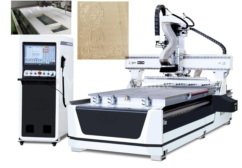 Macchina per incidere CNC per porte WPC